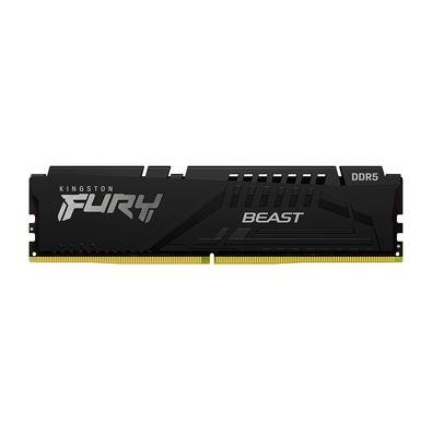 Memória RAM DDR5 32GB, 6000MT/s, Kingston Fury Beast Expo, CL30, Preto - KF560C30BBE-32 - Imagem 2