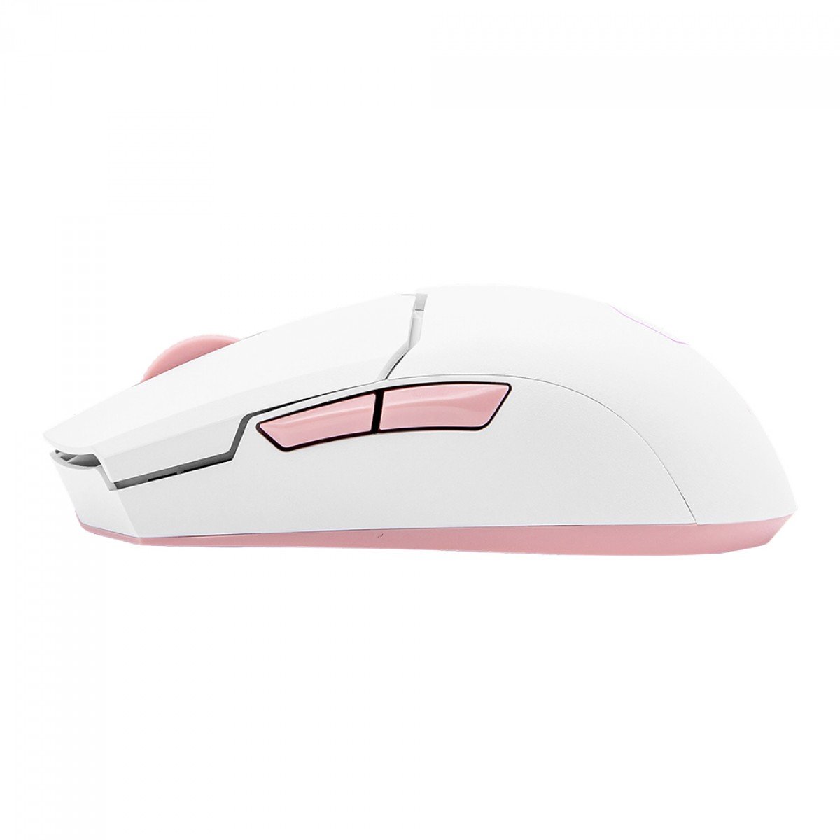 Mouse Gamer Sem Fio Cooler Master MM712 Braco/Rosa, Wireless Bluetooth, RGB, 19000DPI, 6 Botões, 58G - MM-712-WWOH2 - Imagem 5