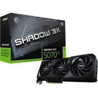 Placa de Video RTX 5070 Ti 16GB Shadow 3X OC  MSI GeForce, GDDR7, DLSS 4, Ray Tracing