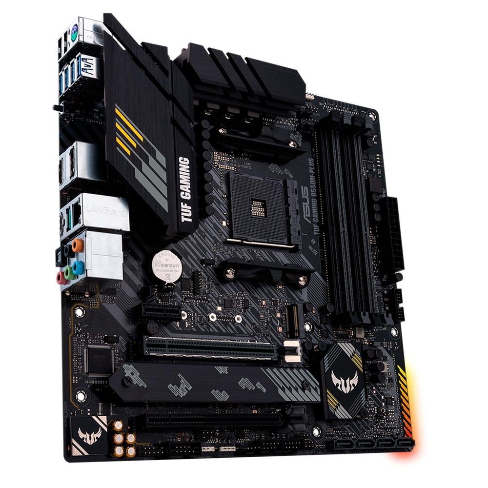 Placa Mãe B550M Plus Asus TUF Gaming AMD AM4, mATX, DDR4, 2X M2 - Imagem 3