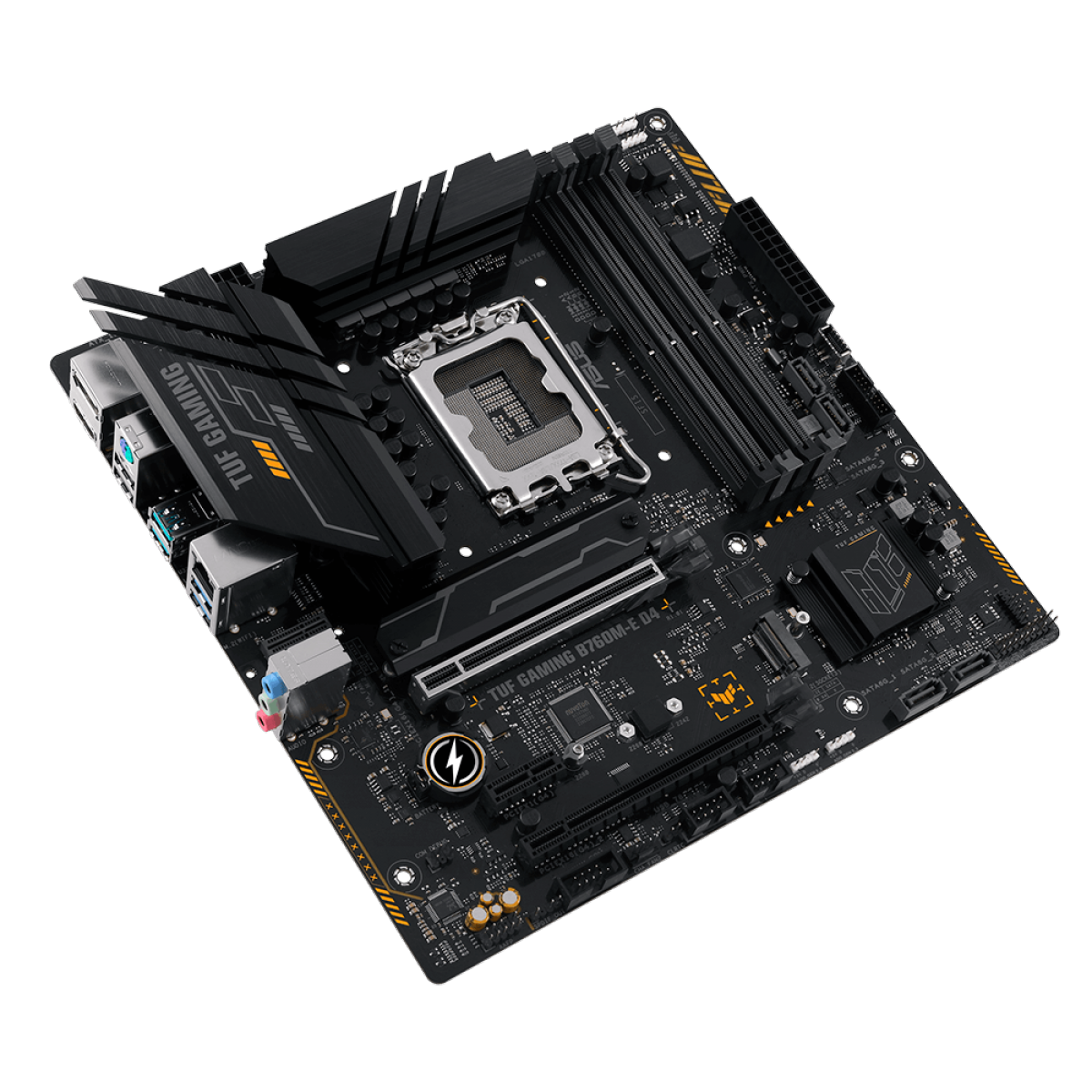 Placa Mãe Asus TUF Gaming B760M-E D4, Intel LGA 1700, mATX, DDR4, 90MB1E90-M1EAY0 - Imagem 3