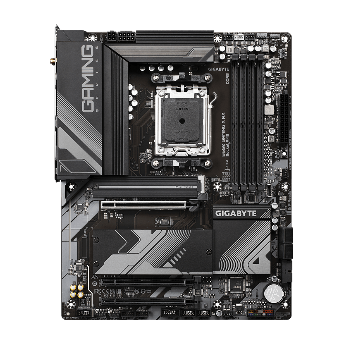 Placa Mãe Gigabyte B650 Gaming X AX, Wifi e Bluetooth, DDR5, AM5, 3x M.2 NVME, ATX - Imagem 2