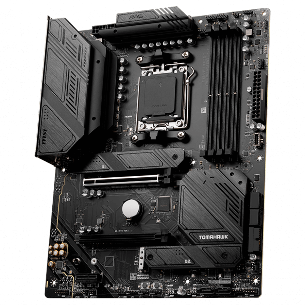 Placa Mãe B650 MSI MAG TOMAHAWK Wifi 6E e Bluetooth, AMD AM5, ATX, DDR5 - Imagem 4