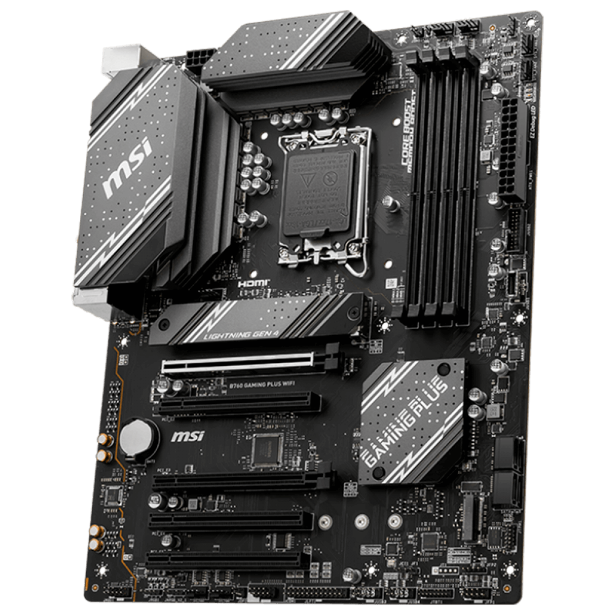 Placa Mãe B760 MSI Gaming Plus WIFI 6E e Bluetooth 5.3, DDR5, LGA 1700, ATX - 911-7D98-007 - Imagem 3