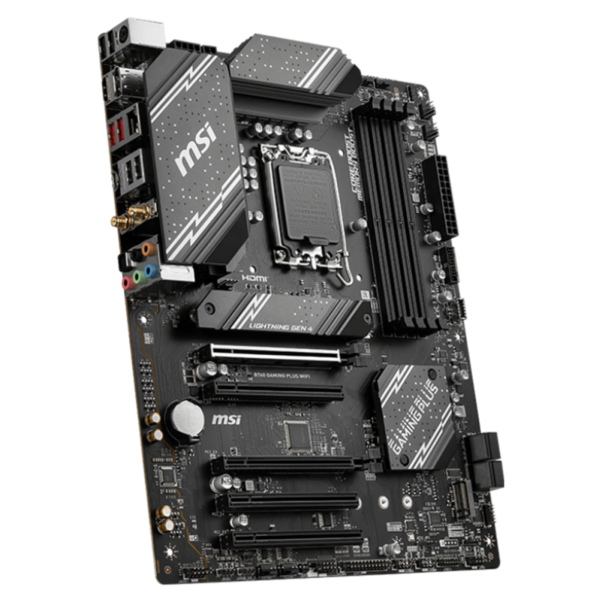 Placa Mãe B760 MSI Gaming Plus WIFI 6E e Bluetooth 5.3, DDR5, LGA 1700, ATX - 911-7D98-007 - Imagem 4