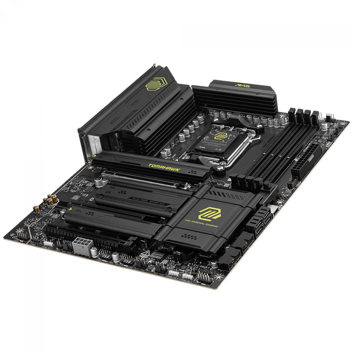 Placa Mãe X870 MSI MAG Tomahawk Wi-Fi 7 Bluetooth 5.4, 4x NVME, AMD AM5, ATX, DDR5 - Imagem 5