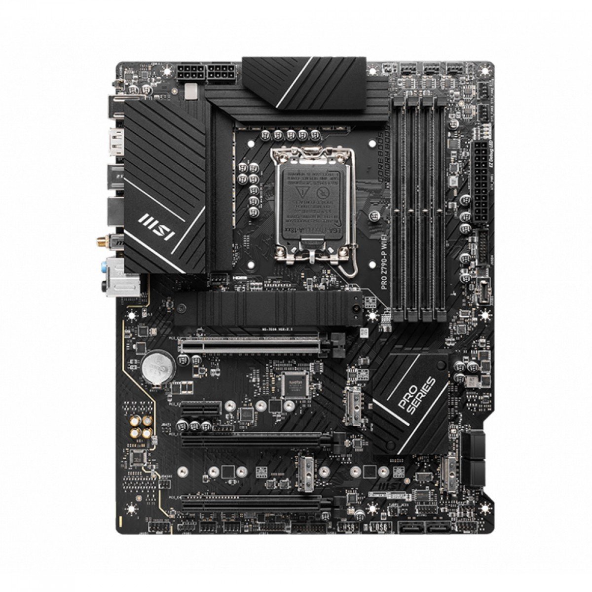 Placa Mãe MSI PRO Z790-P WIFI 6E e Bluetooth 5.3, ATX, DDR5, 4x NVME GEN4 - Imagem 2