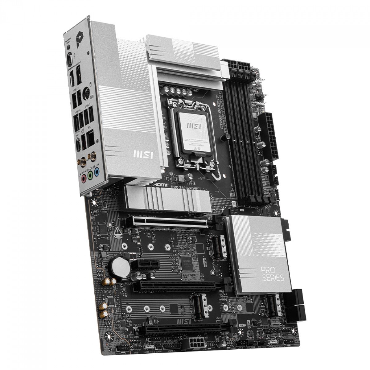 Placa Mãe Z890-P MSI PRO WIFI 7 e Bluetooth, Chipset Z890, Intel LGA 1851, ATX, DDR5 - 911-7E34-001 - Imagem 4