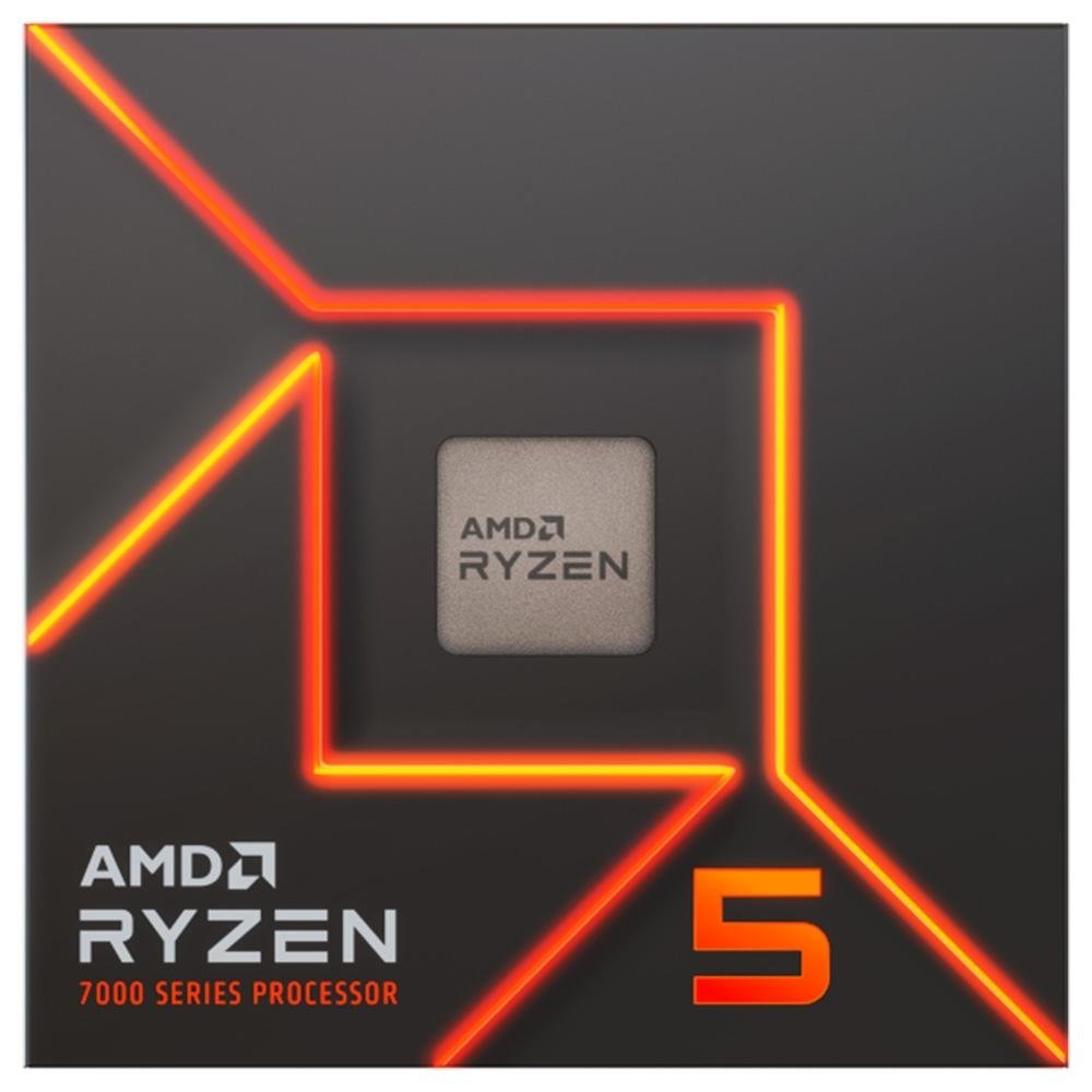 Processador Ryzen 5 7600 AMD, 5.1GHz Max Turbo, Cache 38MB, AM5, 6 Núcleos, Vídeo Integrado - 100-100001015BOX - Imagem 3