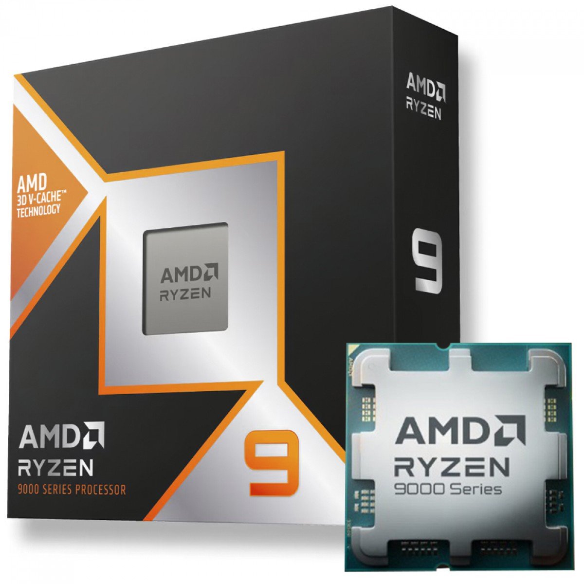 Processador AMD Ryzen 9 9900X3D, 4.4GHz (5.5GHz Turbo), Cache 141MB, 12-Cores 24-Threads, AM5 - 100-100001368WOF