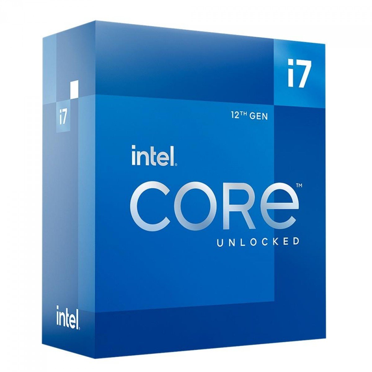 Processador Intel Core i7 12700K 3.6GHz (5.0GHz Turbo), 12ª Geração, 12 cores, LGA 1700, S/ Cooler - BX8071512700K