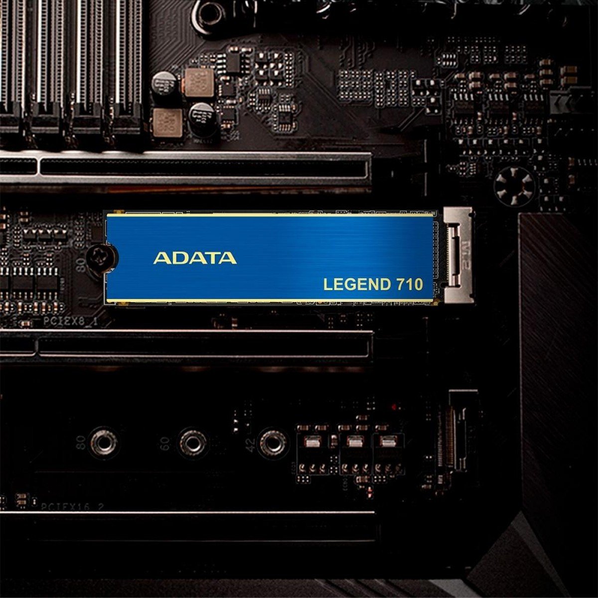 SSD 512GB NVMe Adata Legend 710, M.2 2280 Leitura 2.400MBs, Gravação 1.600MBs, ALEG-710-512GCS - Imagem 3