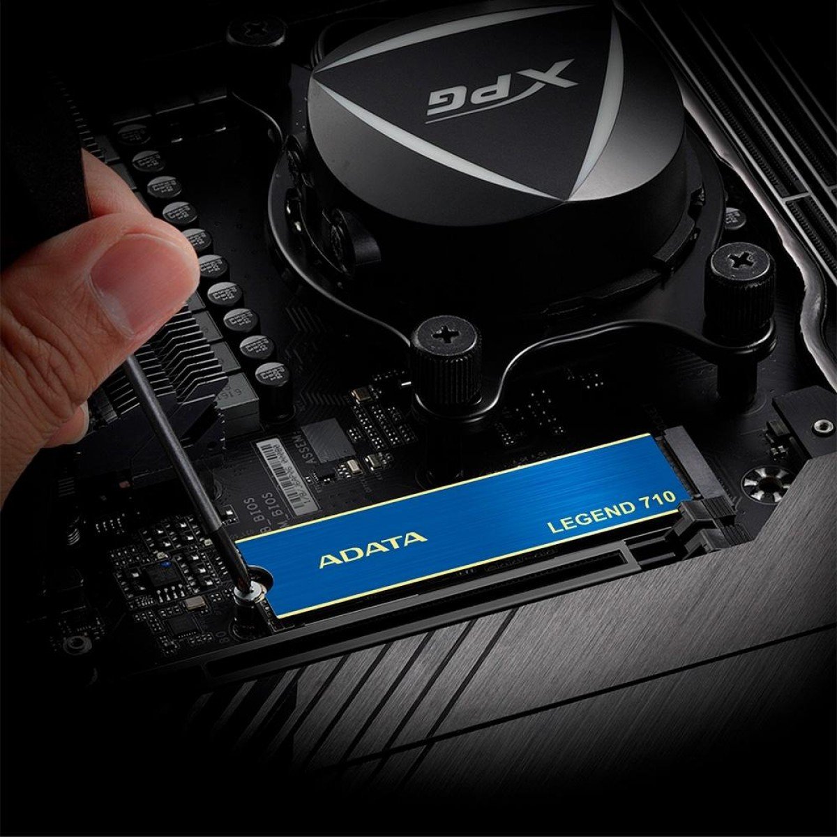 SSD 512GB NVMe Adata Legend 710, M.2 2280 Leitura 2.400MBs, Gravação 1.600MBs, ALEG-710-512GCS - Imagem 4