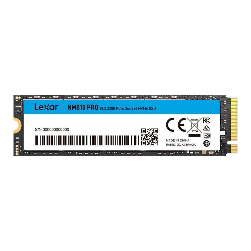 SSD 1TB Nvme Lexar NM610 Pro PCIe G3x4 , M.2 2280, Leitura 3300 MB/s - Imagem 2