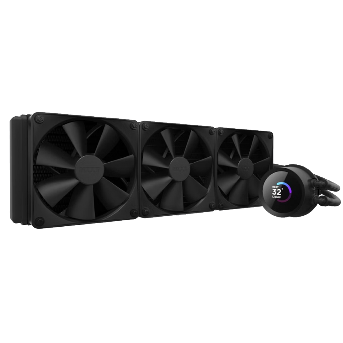 Water Cooler NZXT Kraken 360, Display LCD, 360mm, Intel LGA 1700, 1200 e AMD AM5, AM4, Preto - RL-KN360-B1