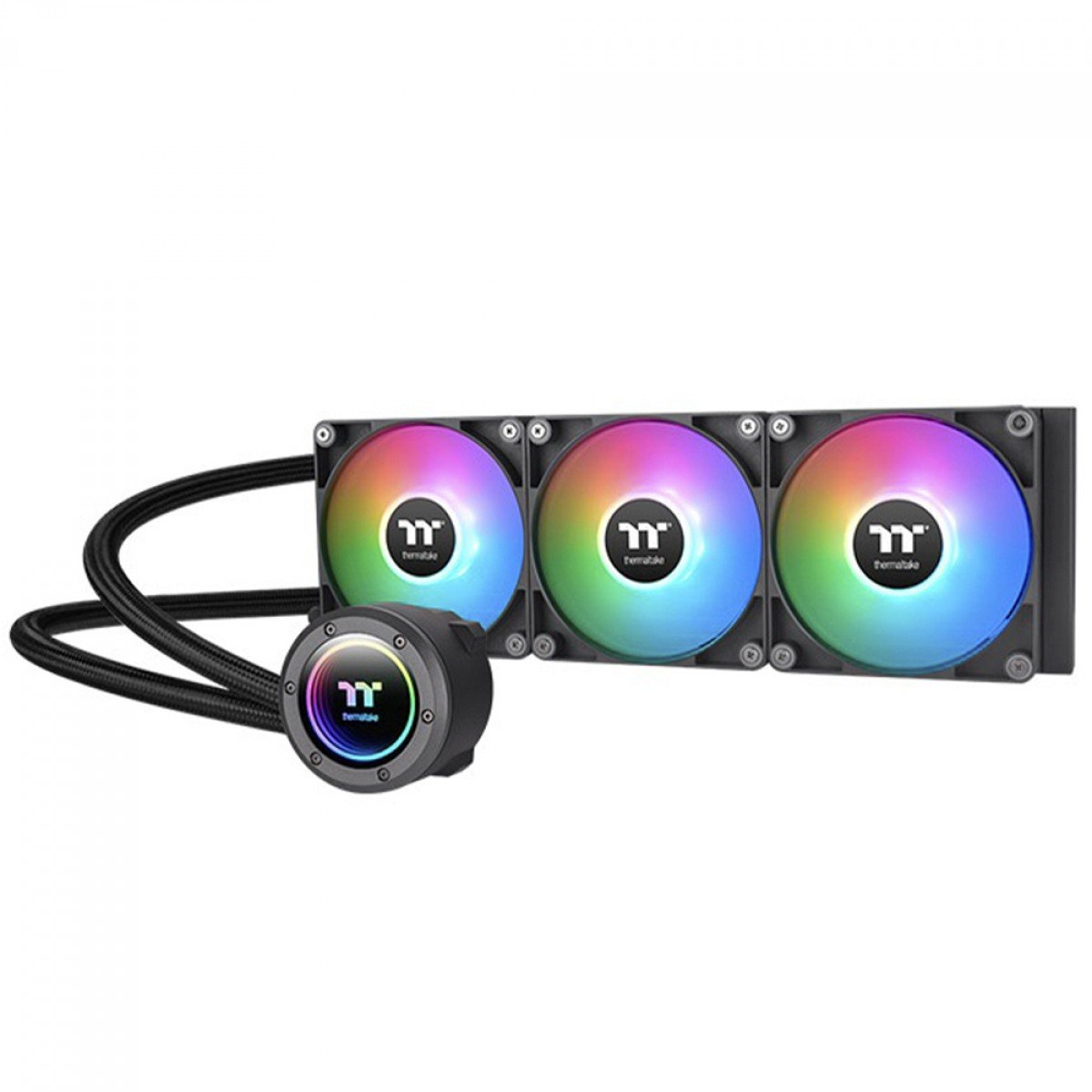 Water Cooler 420mm Thermaltake TH420 V2, ARGB, Intel-AMD, Preto - CL-W376-PL14SW-A