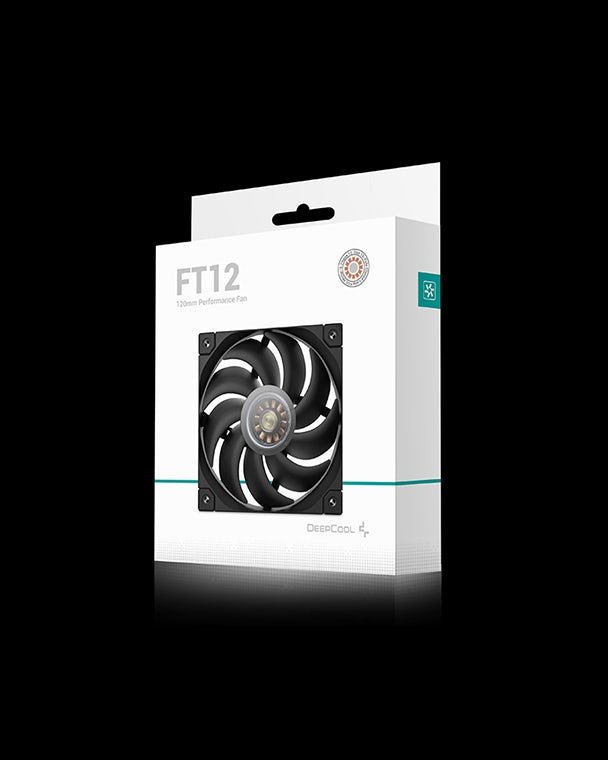 Cooler Para Gabinete DeepCool FT12 Slim, 120mm, PWM 15mm, 59 CFM, 1850RPM, Preto, R-FT12SLIM-BKWPN1-G - Imagem 2