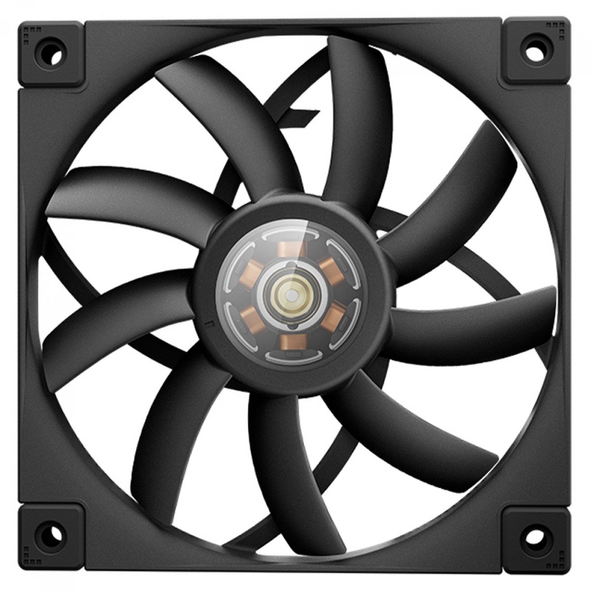 Cooler Para Gabinete DeepCool FT12 Slim, 120mm, PWM 15mm, 59 CFM, 1850RPM, Preto, R-FT12SLIM-BKWPN1-G - Imagem 4