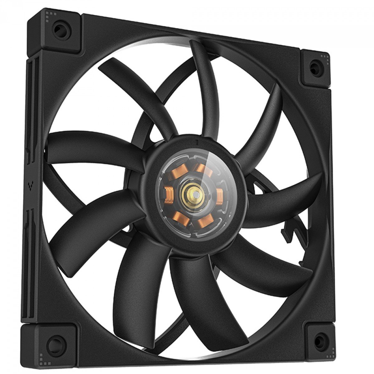 Cooler Para Gabinete DeepCool FT12 Slim, 120mm, PWM 15mm, 59 CFM, 1850RPM, Preto, R-FT12SLIM-BKWPN1-G - Imagem 5