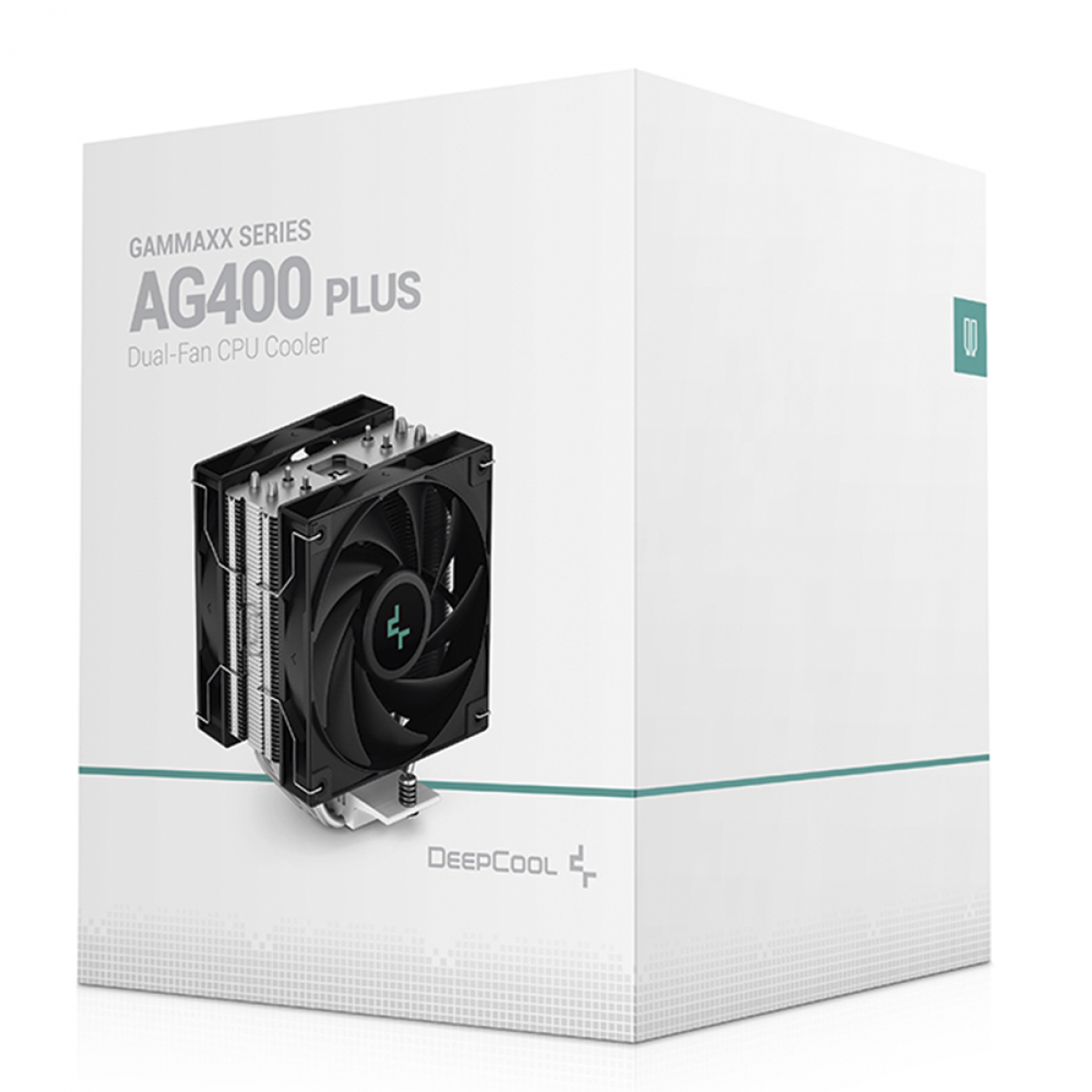 Cooler para Processador DeepCool Gammaxx AG400 PLUS, Dual Fan 120mm, Intel-AMD, R-AG400-BKNNMD-G