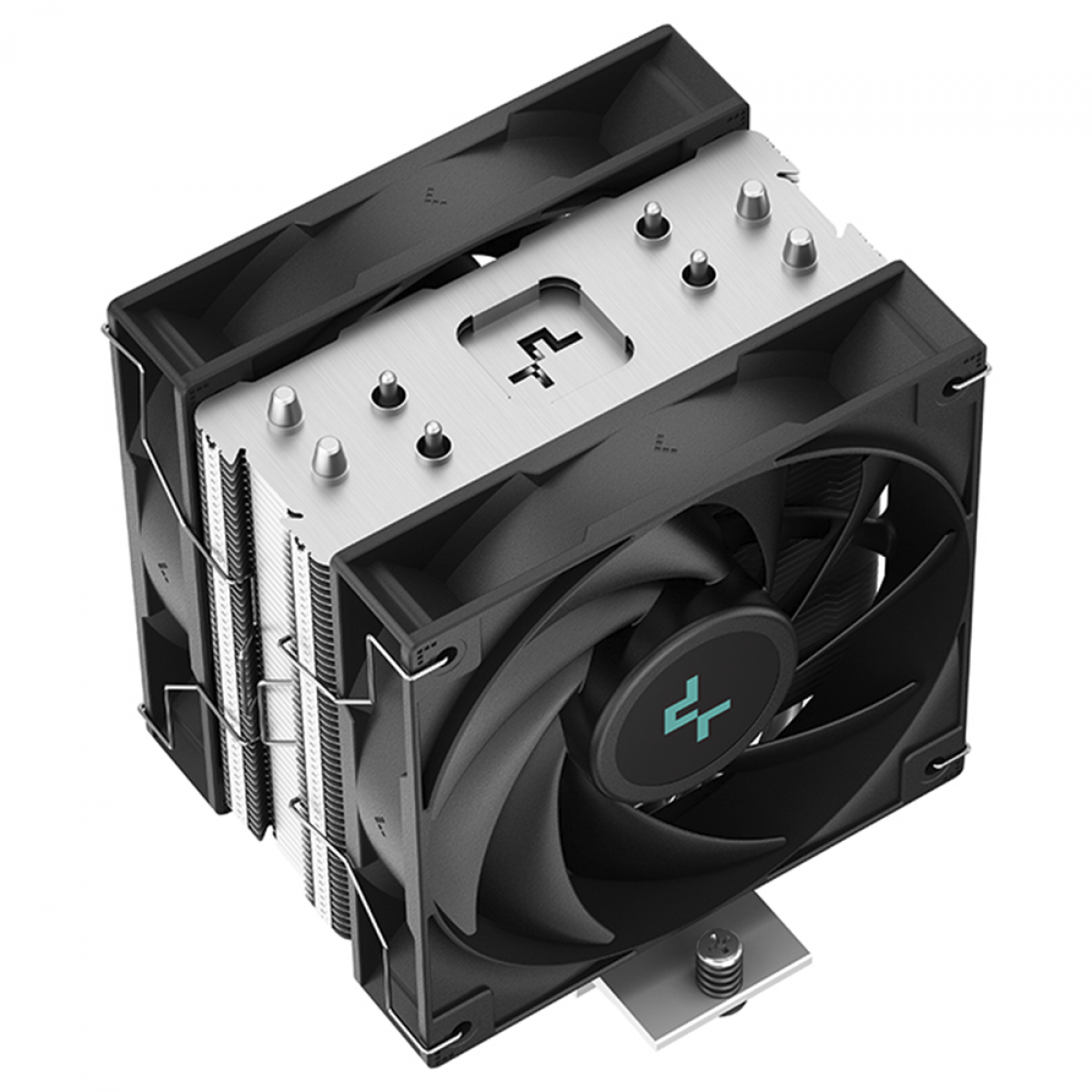 Cooler para Processador DeepCool Gammaxx AG400 PLUS, Dual Fan 120mm, Intel-AMD, R-AG400-BKNNMD-G - Imagem 2