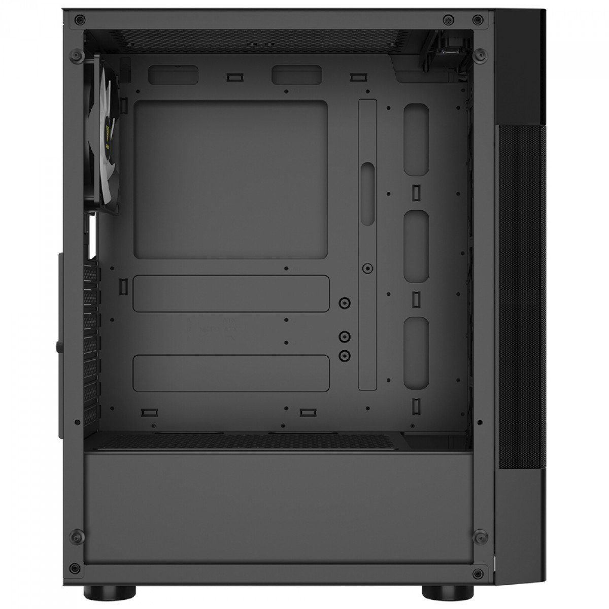 Gabinete Gamdias Aura GC5, Mid Tower, Vidro Temperado, Display Digital, ATX, Com 3 Fans ARGB - Imagem 4