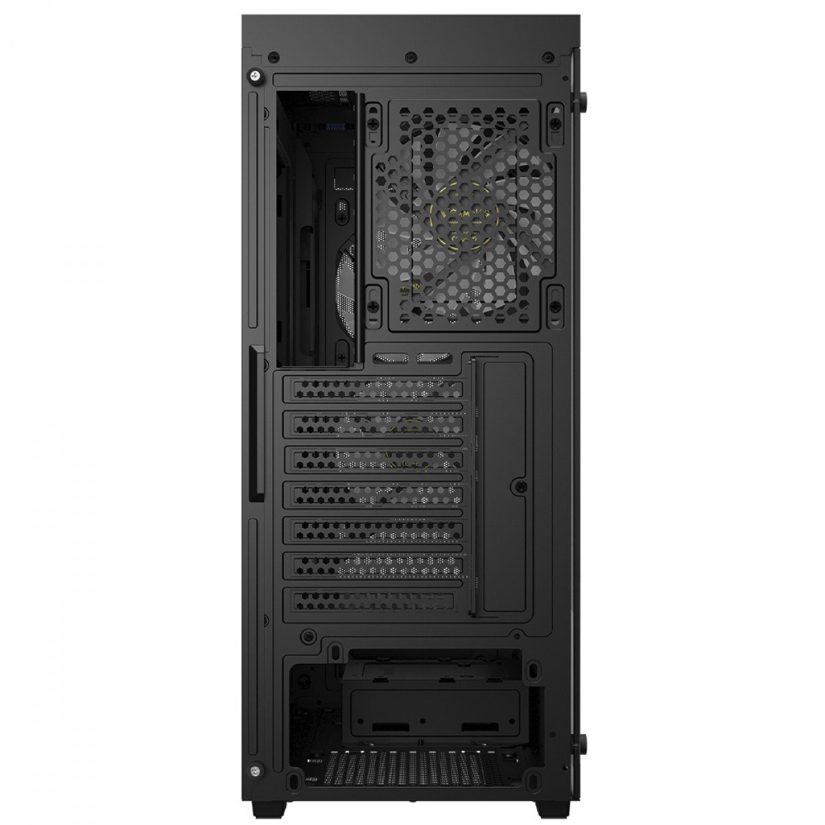 Gabinete Gamer Gamdias Aura GC6 Elite com 3 fans ARGB, ATX, Vidro Temperado, Preto - Imagem 6