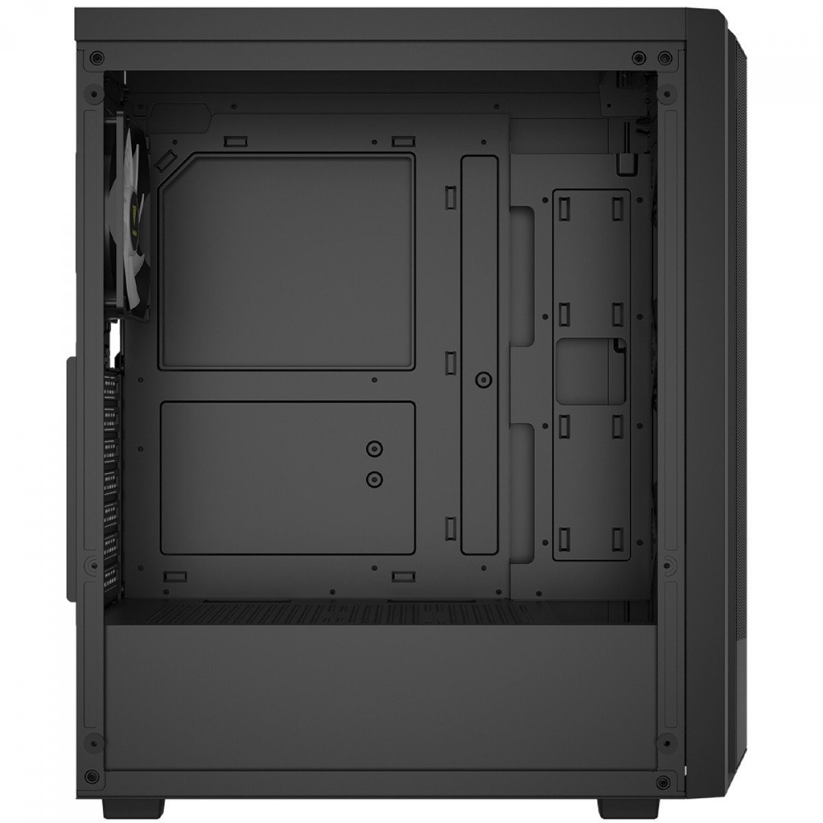 Gabinete Gamer Gamdias Aura GC6 Elite com 3 fans ARGB, ATX, Vidro Temperado, Preto - Imagem 5