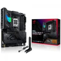 Placa Mãe Asus ROG Strix X870-F Gaming WiFi 7 e Bluetooth, AMD AM5, ATX, DDR5, PCIe 5.0, 5x slos M2