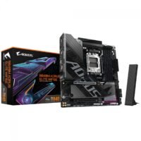 Placa Mãe Gigabyte B840M AORUS Elite Wifi 6E e Bluetooth, AMD AM5, MATX, DDR5,
