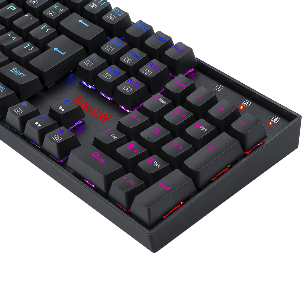 Teclado Mecânico Gamer Redragon Mitra, RGB, Switch Outemu Brown, ABNT2, Full Size, Preto - K551RGB-1 (PT-BROWN) - Imagem 5