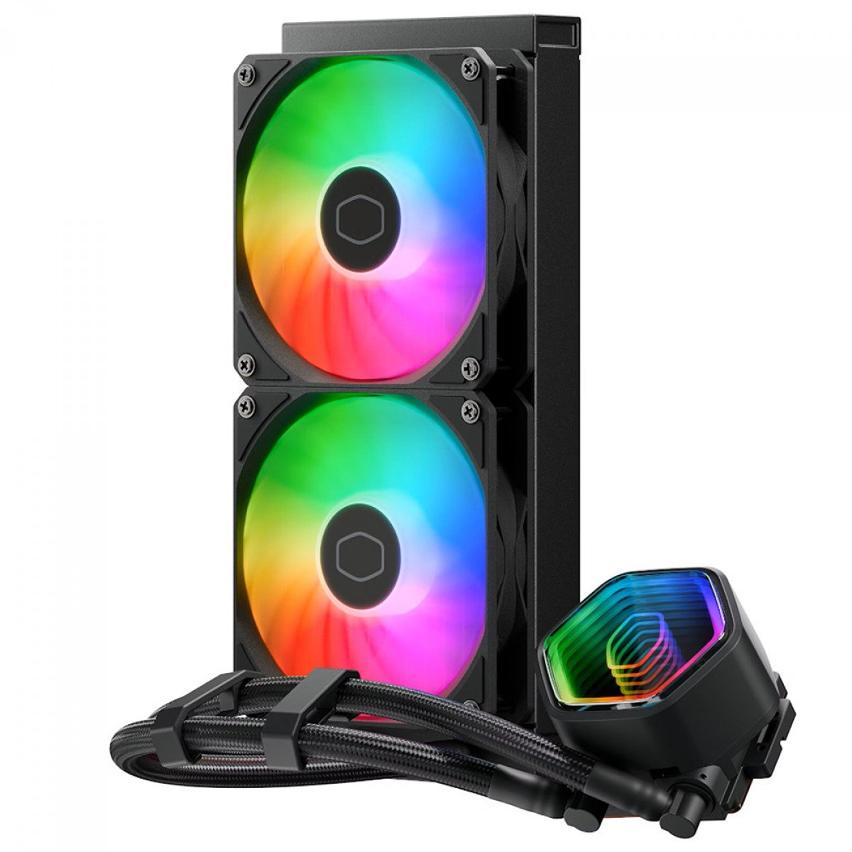 Water Cooler Cooler Master MasterLiquid 240 Core II, ARGB, 240mm, Intel-AMD , MLW-D24M-A18PA-R1