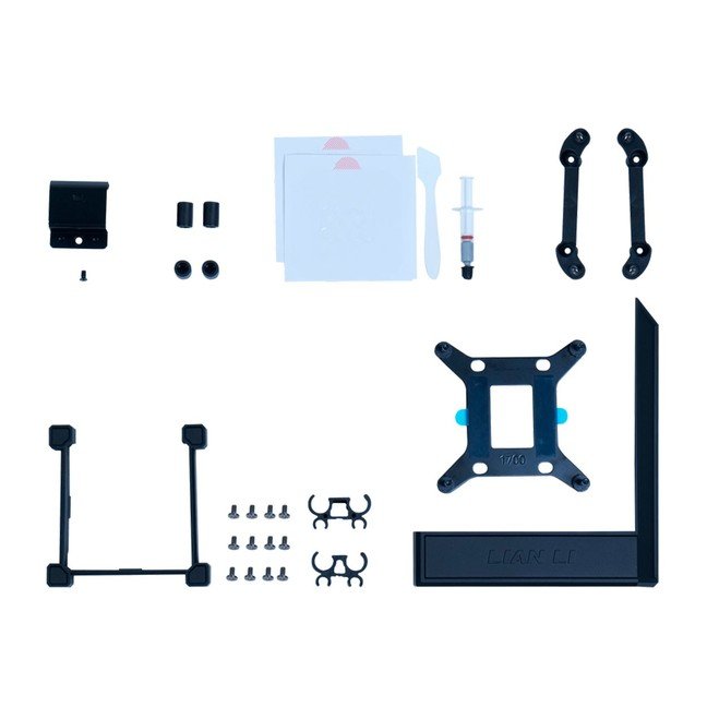 Water Cooler Hydroshift 360S Preto Display LCD, Lian Li, 360mm, AMD/Intel, Fans Performance P28 Alta Pressão - HSLCD36SB - Imagem 3