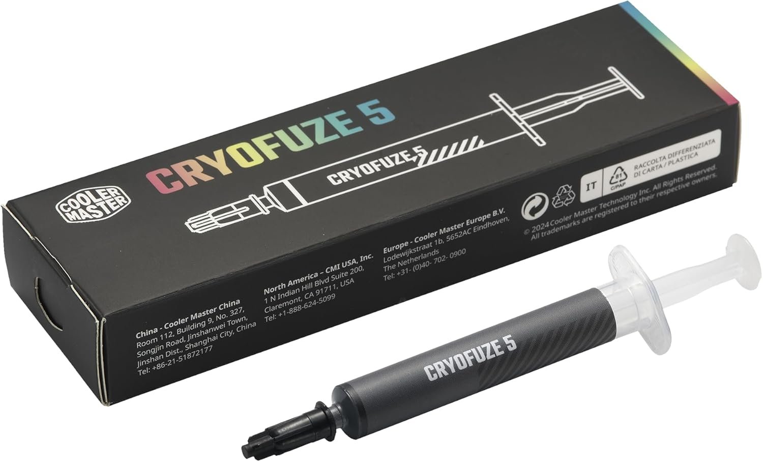 Pasta Termica Cryofuze 5 Black, 3 Gramas, 12,6 (W/mK) - MGY-ADSK-N03G-R1