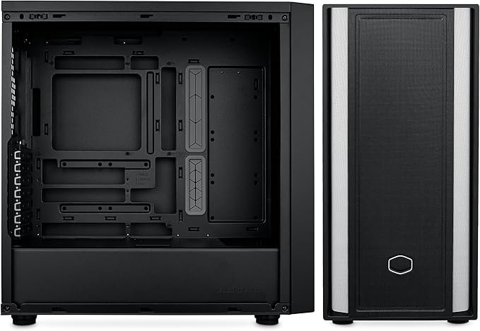 Gabinete Cooler Master MB600 Lite, Mid-Tower, Lateral de Vidro, Preto, ATX, MB600L-KGNN-S00 - Imagem 3