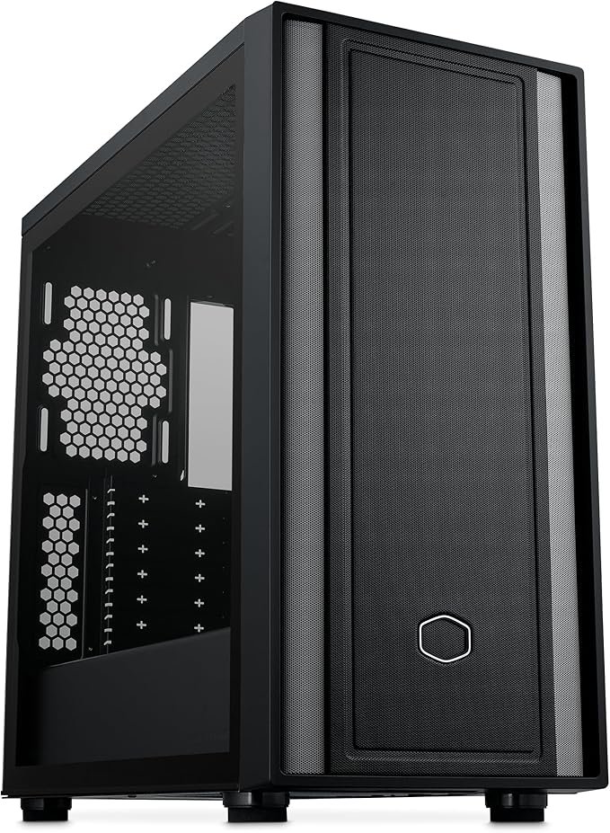 Gabinete Cooler Master MB600 Lite, Mid-Tower, Lateral de Vidro, Preto, ATX, MB600L-KGNN-S00 - Imagem 4