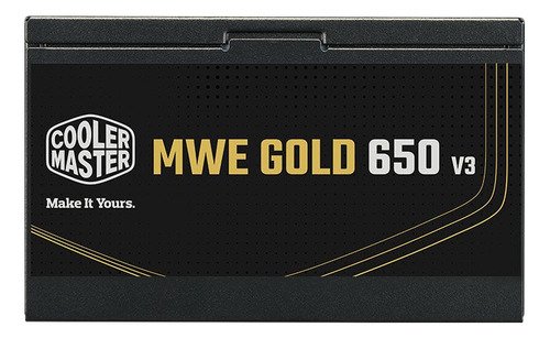 Fonte 650W 80 Plus Gold Cooler Master MWE Gold 650 V3, ATX 3.1, PFC Ativo, MPE-6502-ACAAG-3BBR - Imagem 2