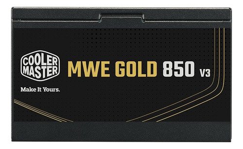 Fonte 850W Gold Cooler Master MWE V3, 80 Plus, ATX 3.1, PCI 5.1, RTX 50 Ready, PFC Ativo, MPE-8506-ACAG-BBR - Imagem 2
