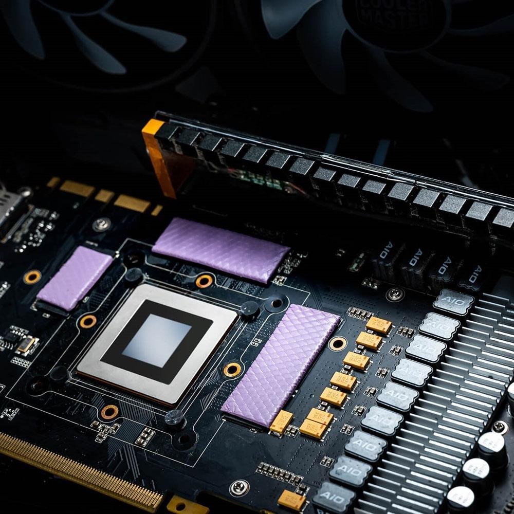 Thermalpad (Almofada Térmica) Cooler Master, 1.5mm, 95x45mm, Condutividade 13.3 W/M.K, Dupla Face, Roxo - TPX-NOPP-9015 - Imagem 6