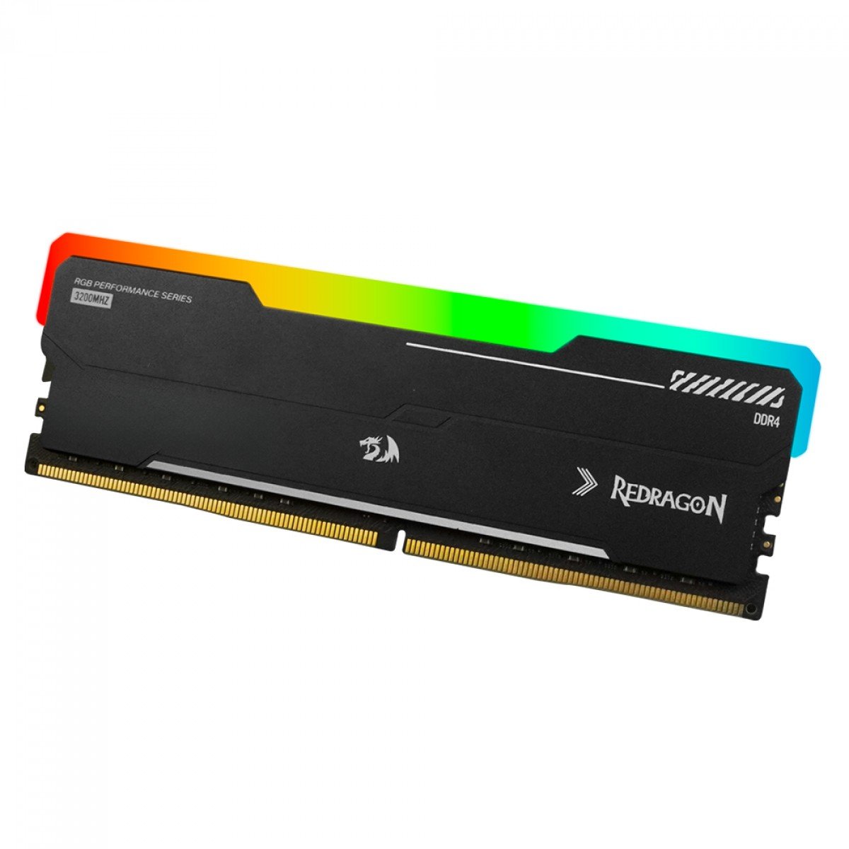 Memória RAM DDR4 8GB Redragon Magma, RGB, 3200Mhz, Preto, GM-801 - Imagem 2