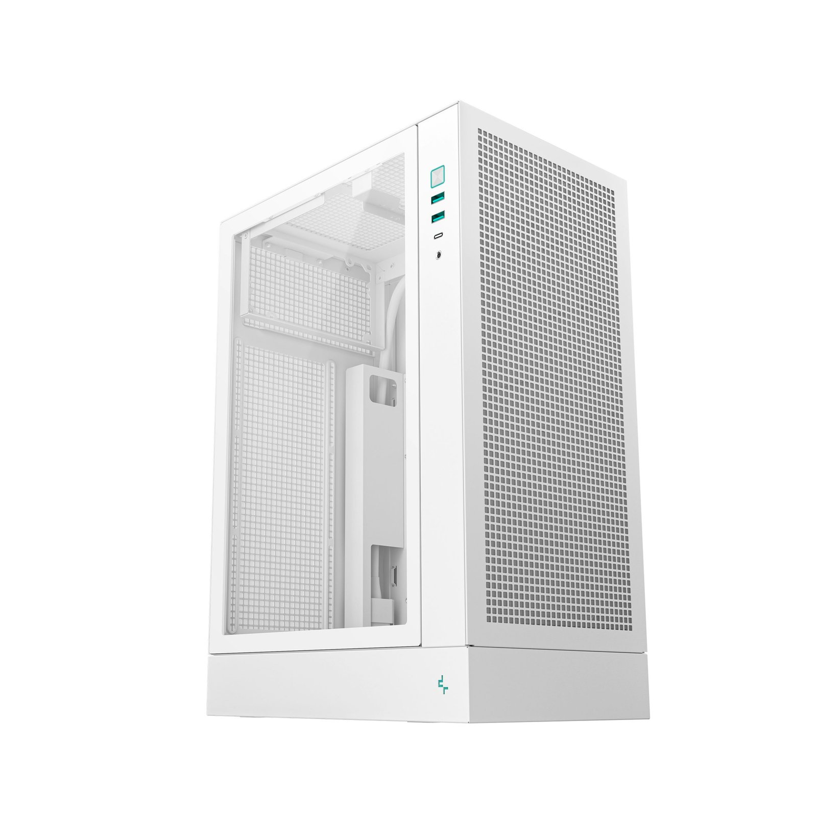 Gabinete Compacto DeepCool CH170 Plus Mesh Branco para Placa Mãe ITX e mATX - R-CH170-WHNGM0-G - Imagem 2