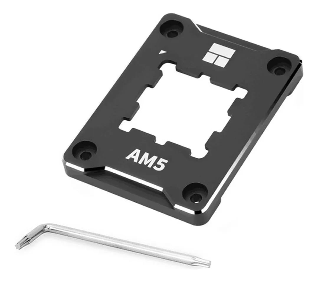 Contact Frame para Processador AMD AM5, Metal, Thermalright, Brinde Pasta térmica TF7 12,8W/M-K - SECURE-FRAME-BLK