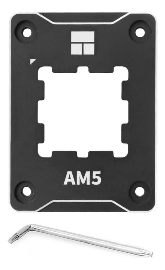Contact Frame para Processador AMD AM5, Metal, Thermalright, Brinde Pasta térmica TF7 12,8W/M-K - SECURE-FRAME-BLK - Imagem 2