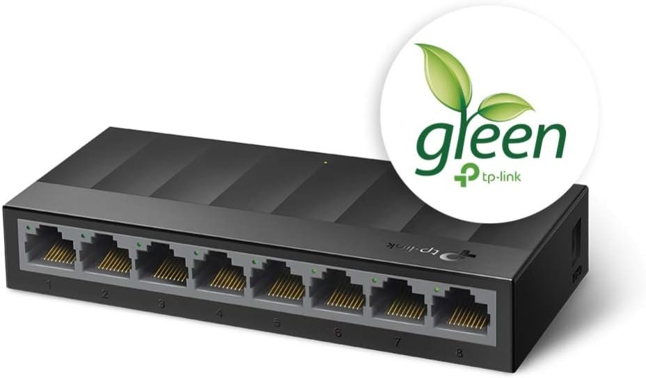 Switch Gigabit de Mesa TP-Link 8 Portas 10/100/1000Mbps - LS1008G - Imagem 5