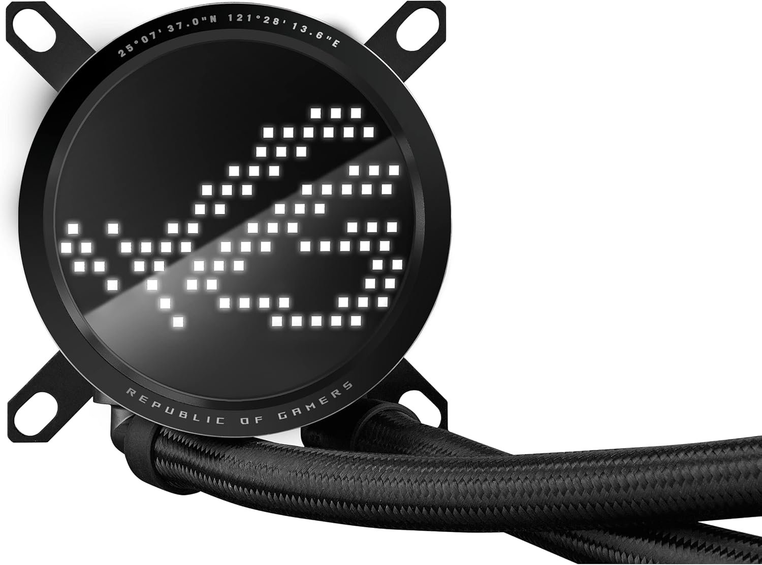 Water Cooler Asus RYUO III ARGB All-in-One 240 mm, Asetek 8ª geração, Display LED Anime Matrix - Imagem 2