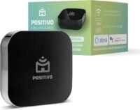 Smart Controle Remoto Inteligente Universal IR Wi-Fi Positivo, Controle Pelo Celular ou Comando de Voz, Alexa e Google