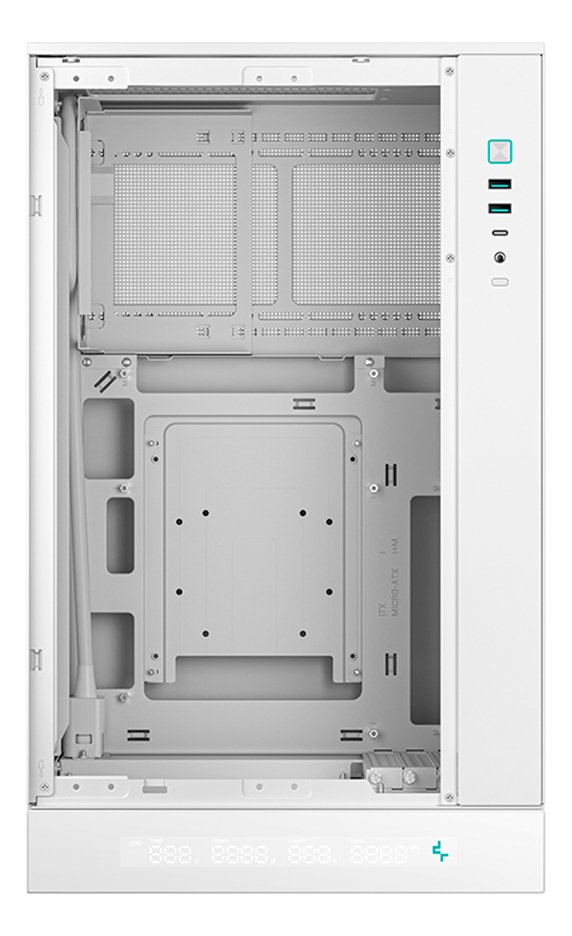 Gabinete Compacto DeepCool CH270 Digital Branco para Placa Mãe mATX, Mini Tower - R-CH270-WHNDM0-G-1 - Imagem 4