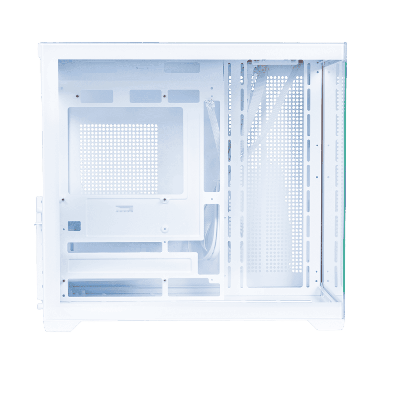 Gabinete Gamer Round5 Genos Branco Usb Type-C Vidro Temperado S/Fan Mid Tower - Imagem 4