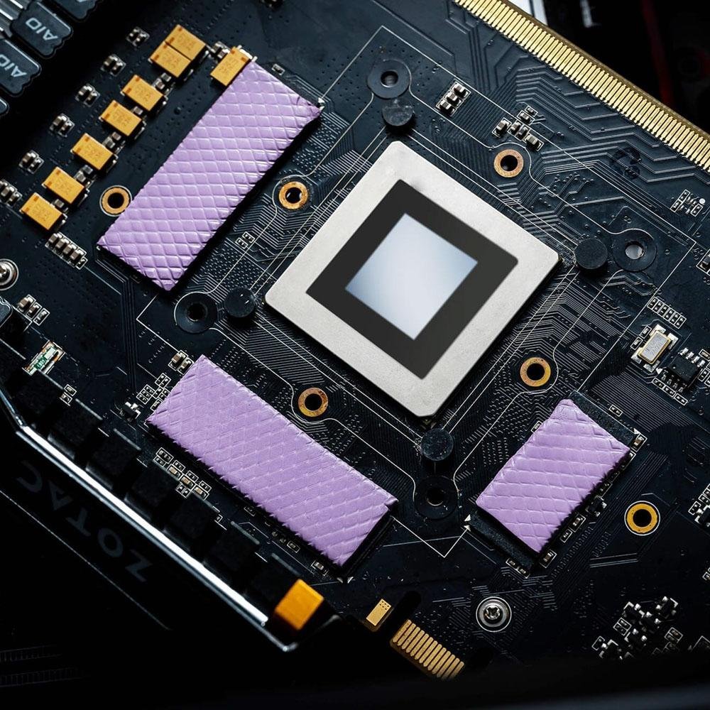 Thermalpad (Almofada Térmica) Cooler Master, 2.0mm, 95x45mm, Condutividade 13.3 W/M.K, Dupla Face, Roxo - TPX-NOPP-9020 - Imagem 2