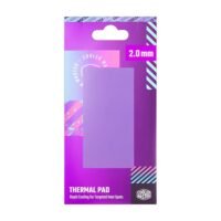 Thermalpad (Almofada Térmica) Cooler Master, 2.0mm, 95x45mm, Condutividade 13.3 W/M.K, Dupla Face, Roxo - TPX-NOPP-9020